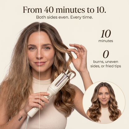 Rotating Curling Iron
