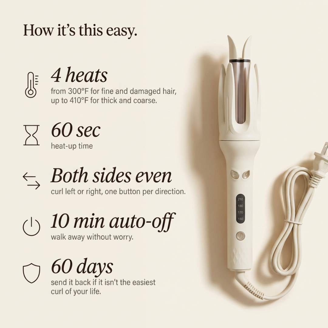 Rotating Curling Iron