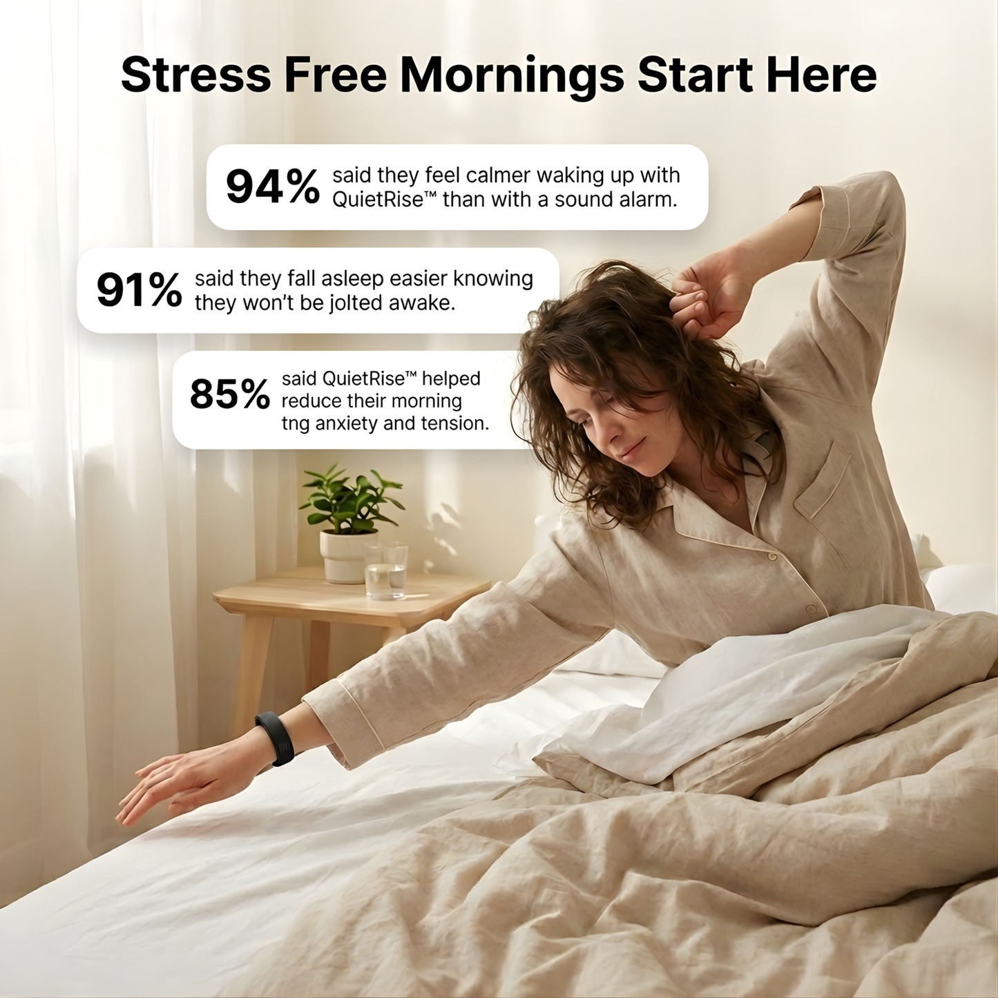 QuietRise™ Silent Vibrating Alarm