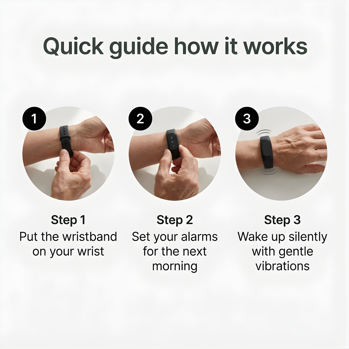 QuietRise™ Silent Vibrating Alarm